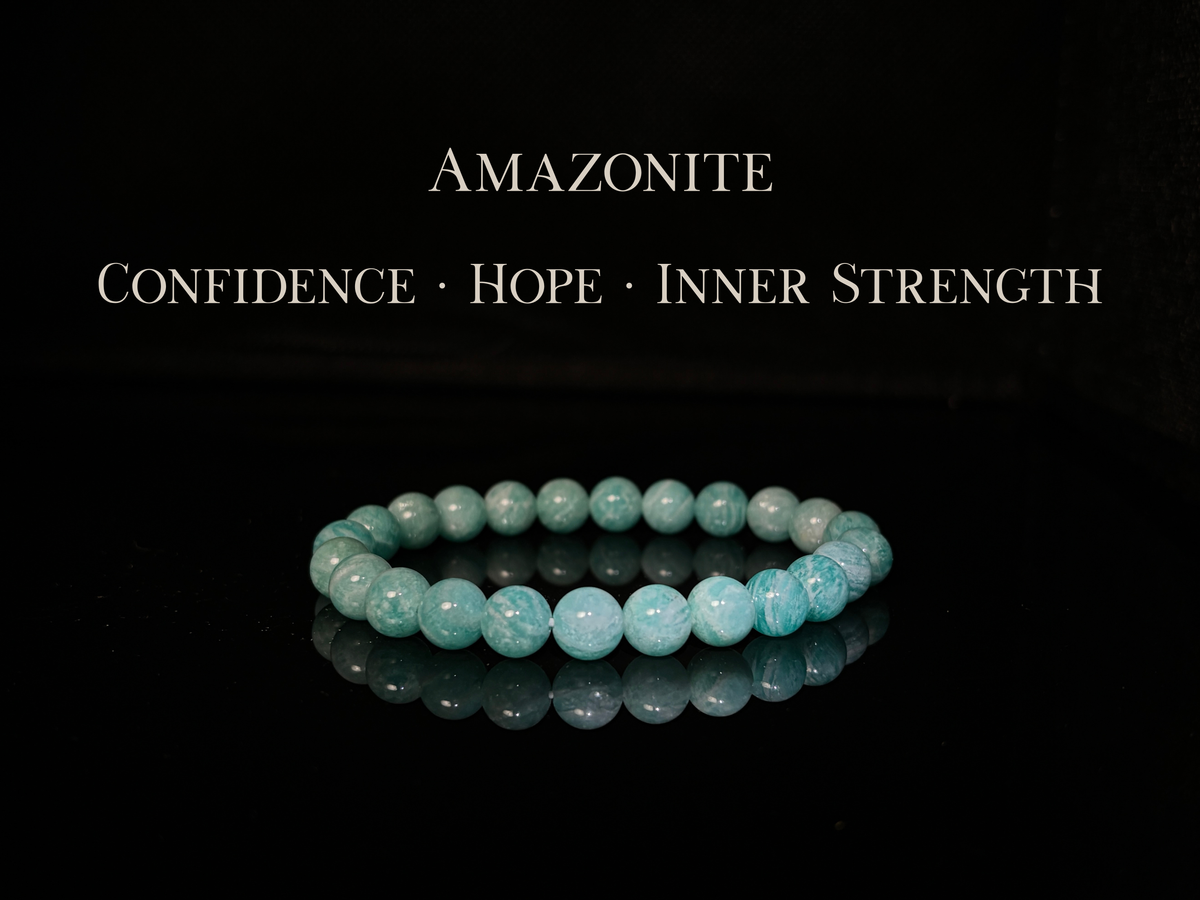 High Quality Amazonite Bracelet 8mm | The Wandering Fox Emporium