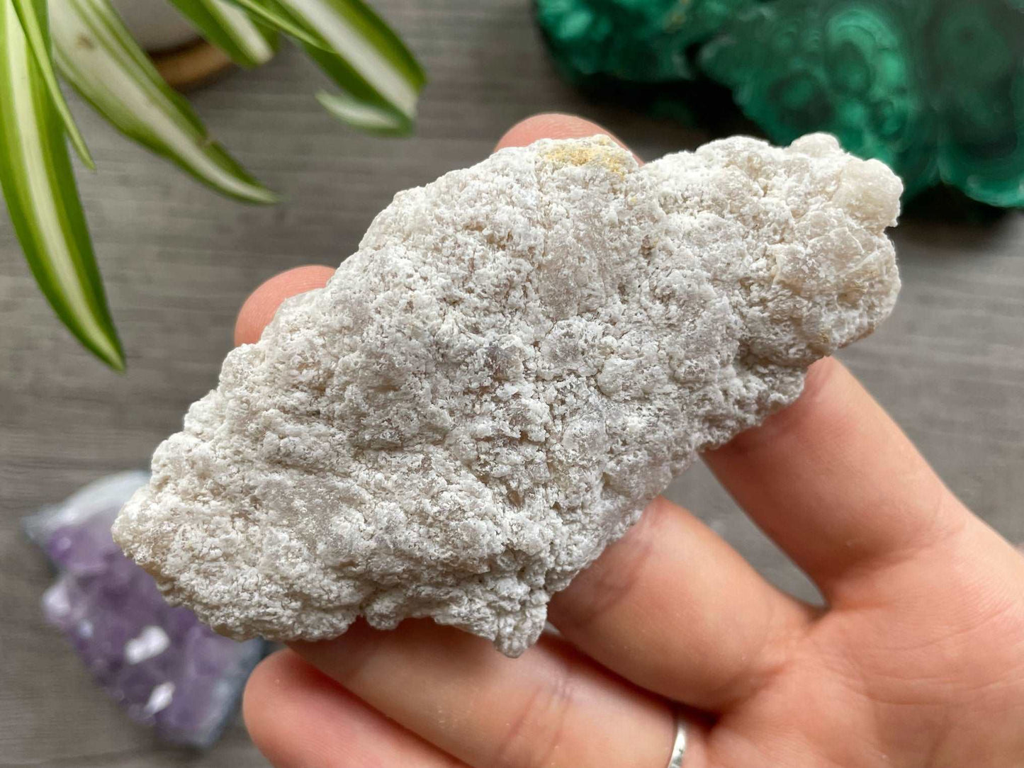 Druzy Quartz Crystal Geode (C) bottom