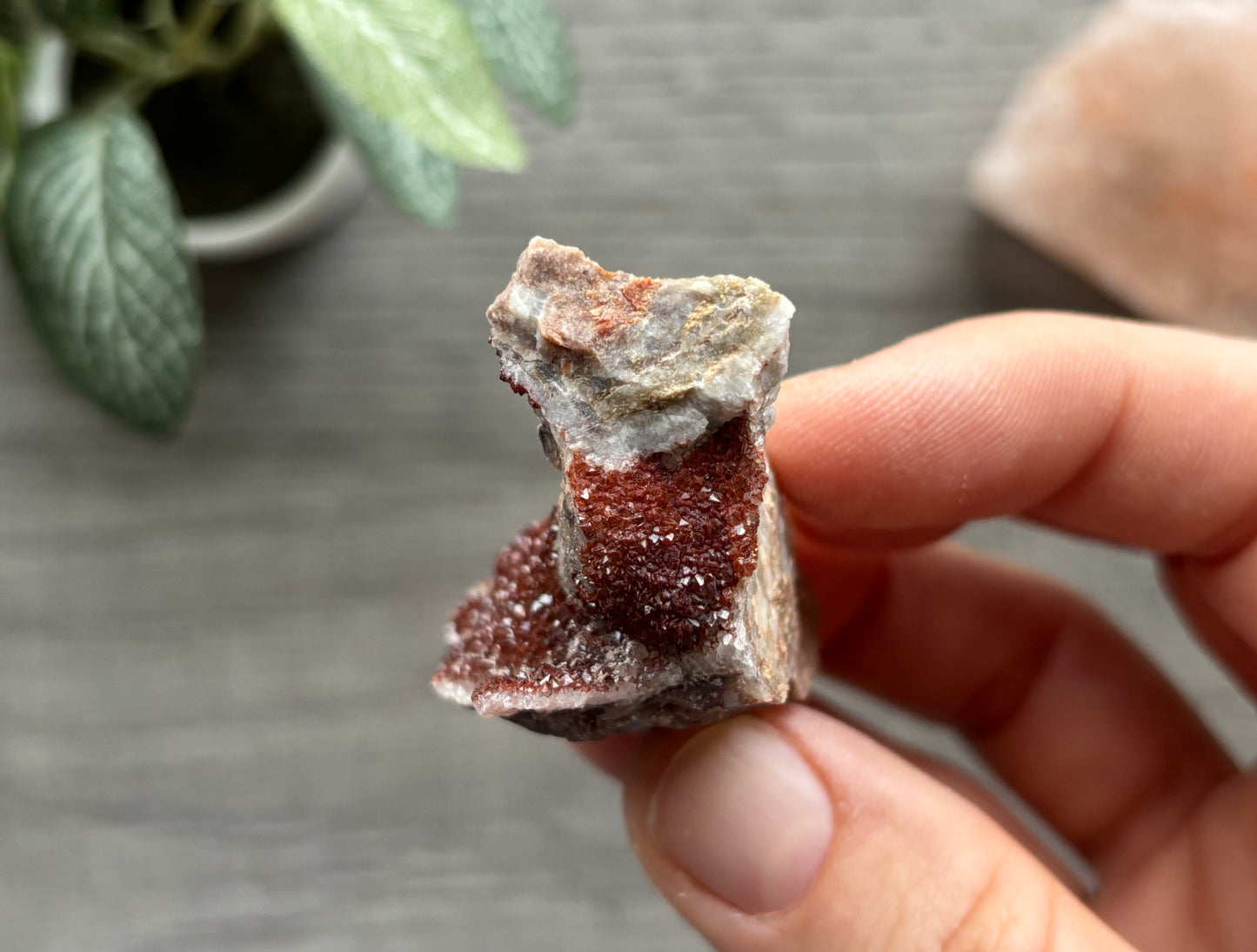 Thunder Bay Red Amethyst Crystal Cluster (L) - The Wandering Fox Emporium, Your Crystal Store