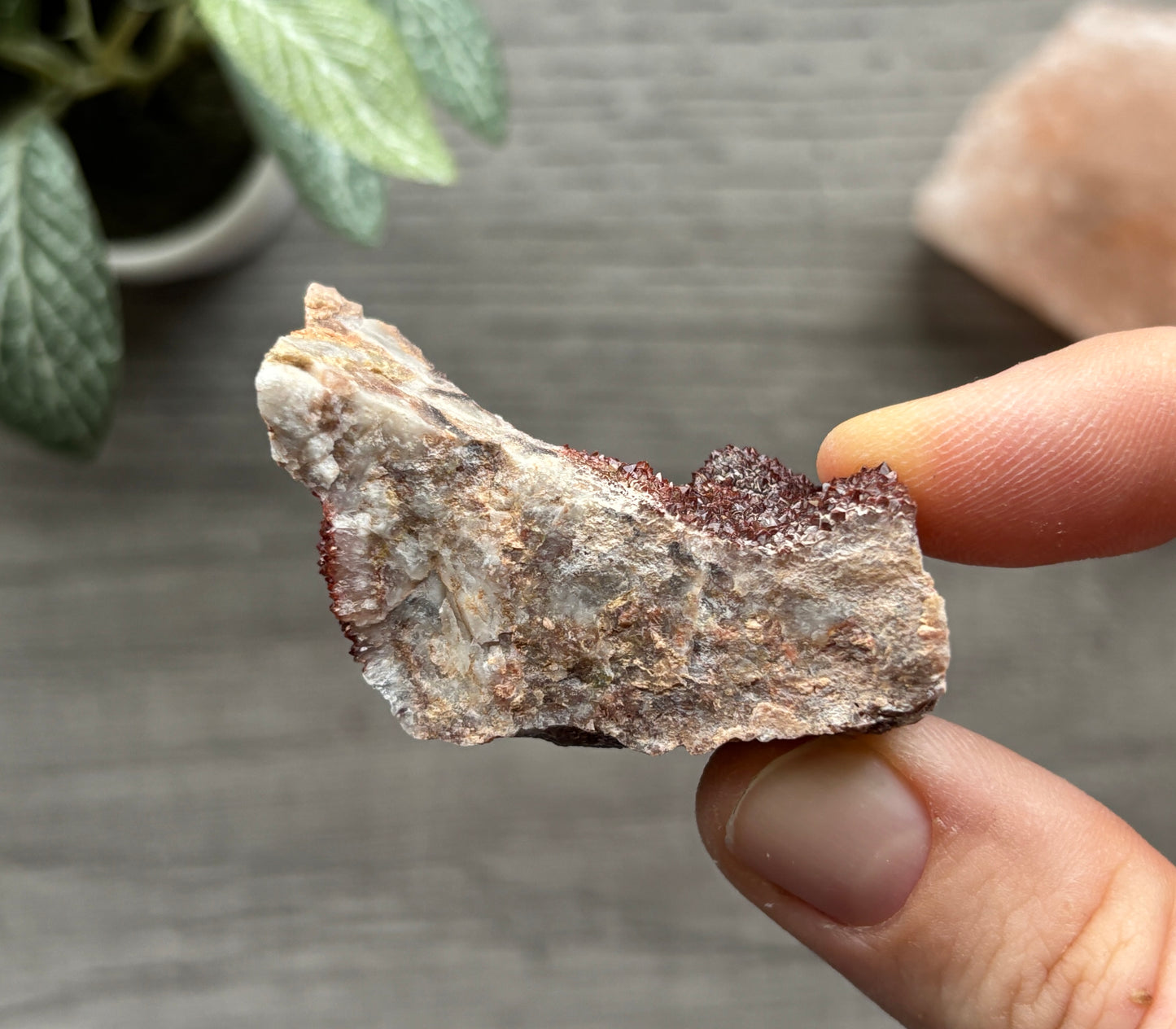 Thunder Bay Red Amethyst Crystal Cluster (L) - The Wandering Fox Emporium, Your Crystal Store