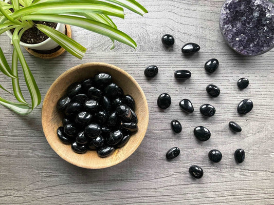 Black Tourmaline Tumbled Stone