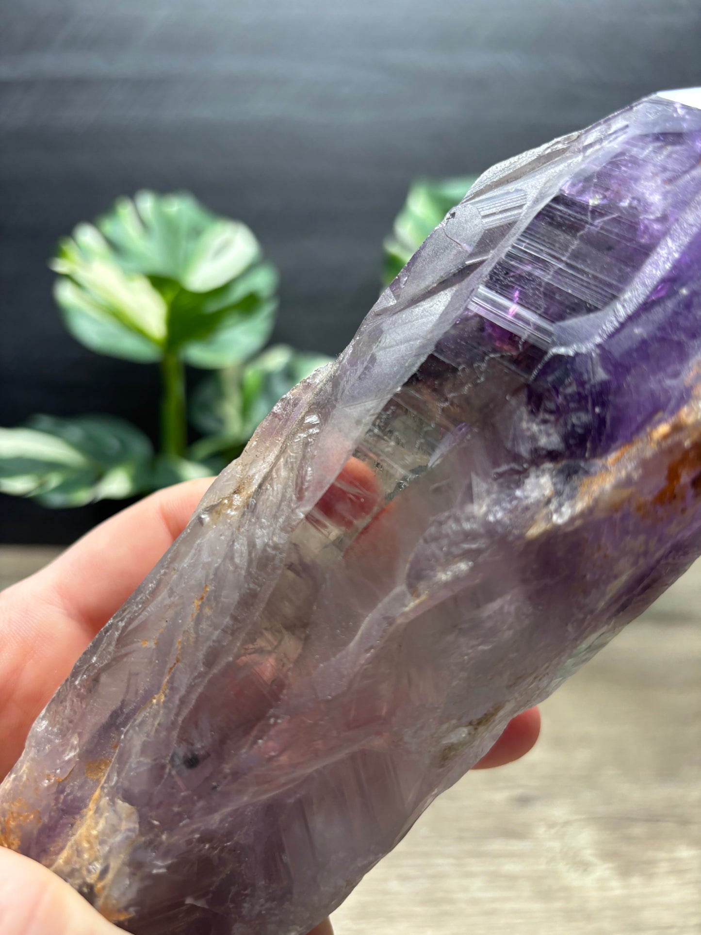 Amethyst Crystal Sceptre side