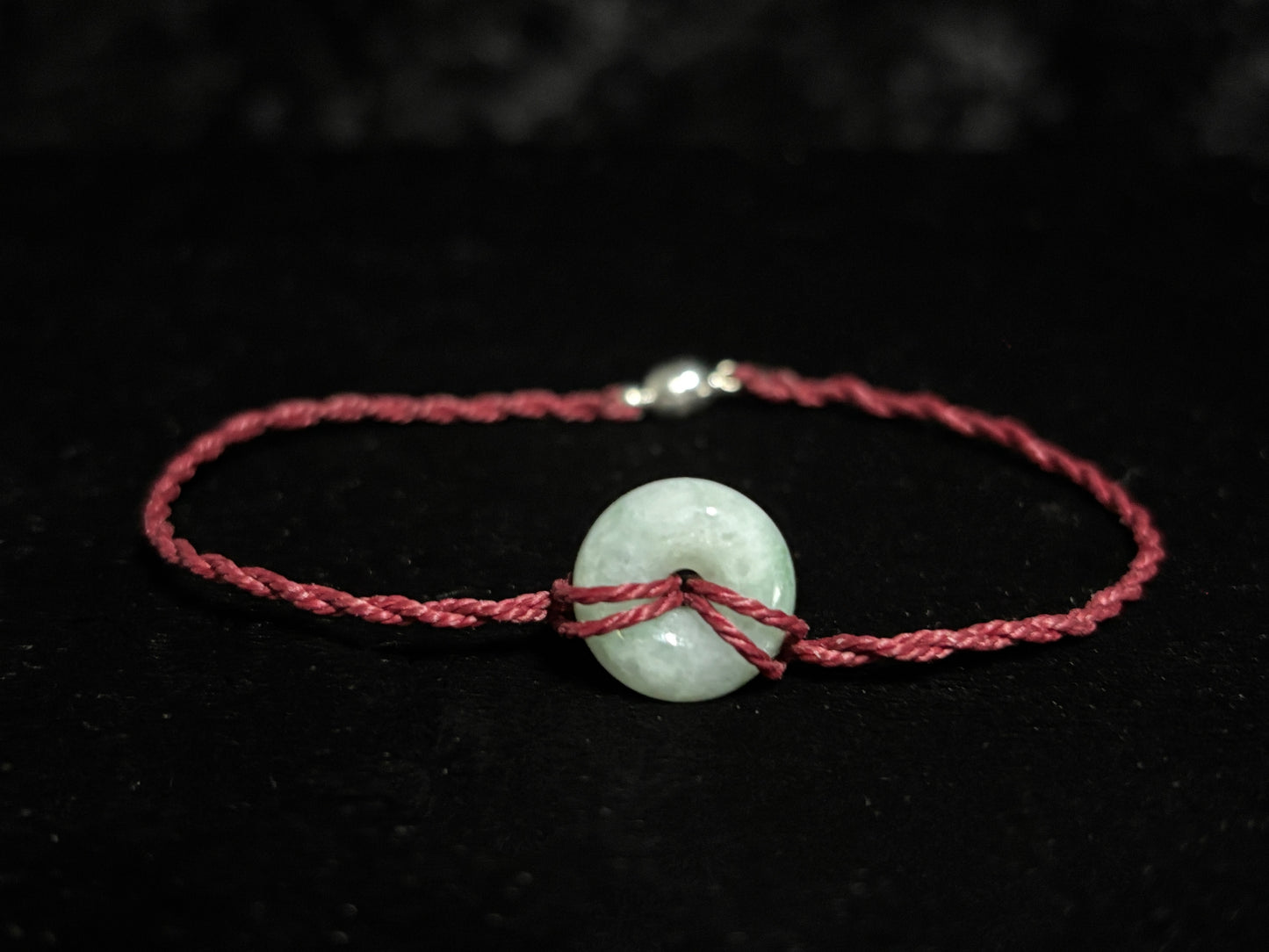 Jade Donut Bracelet (Twisted Nightshade Jewellery) - The Wandering Fox Emporium, Your Crystal Store