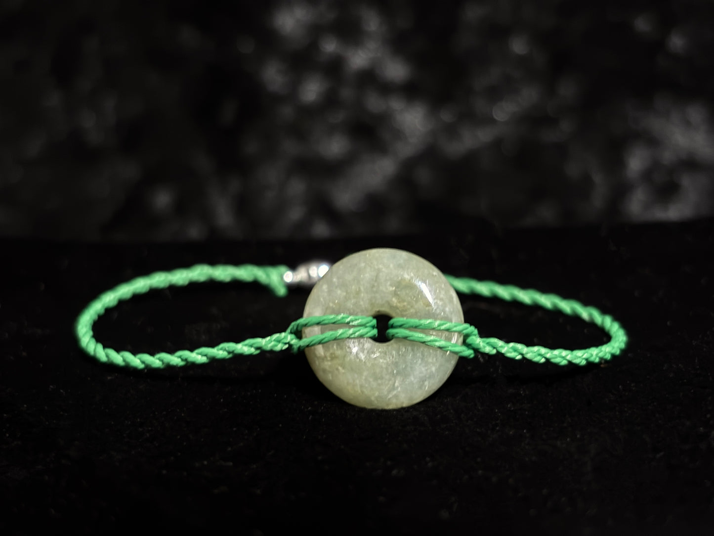 Jade Donut Bracelet (Twisted Nightshade Jewellery) - The Wandering Fox Emporium, Your Crystal Store
