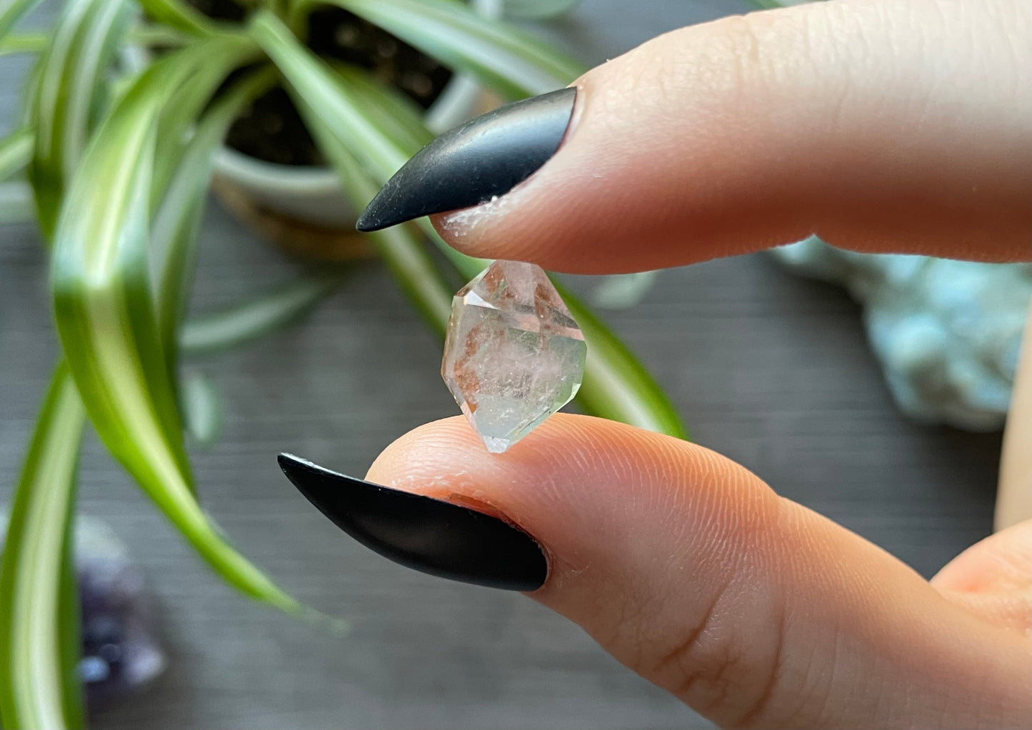 Herkimer Diamond Crystal (I) close up
