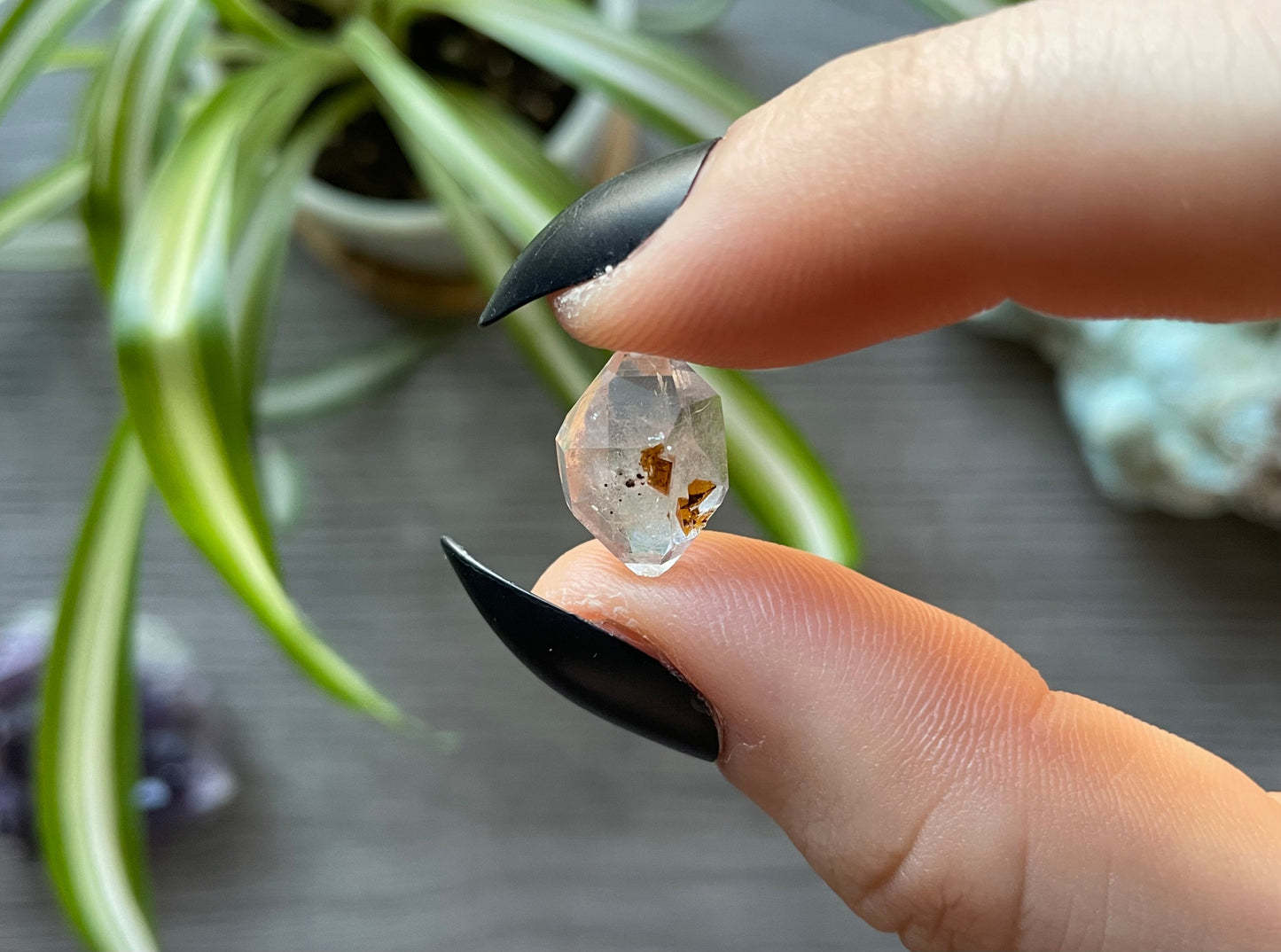 Herkimer Diamond Crystal (I) back