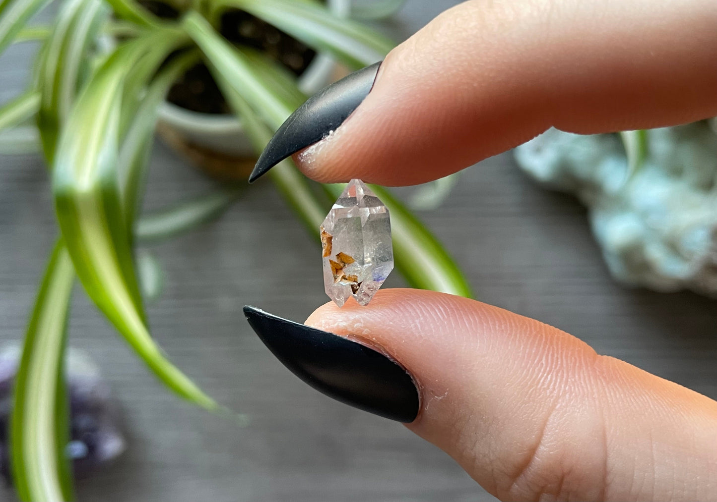 Herkimer Diamond Crystal (I) side