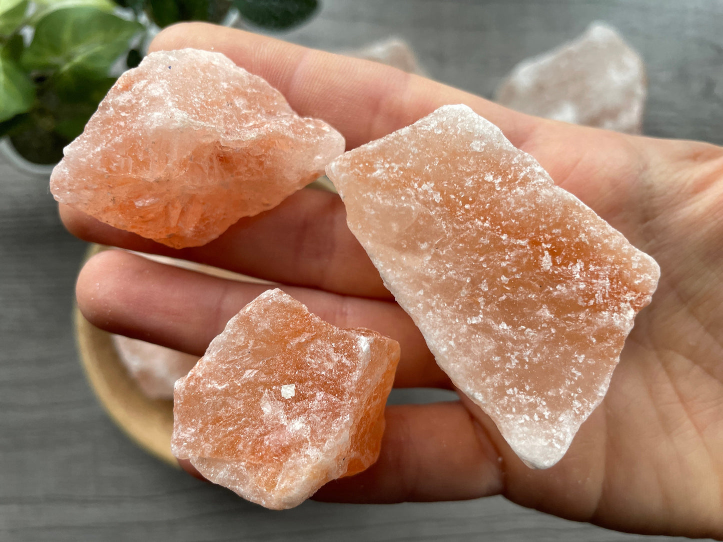 Himalayan Salt Crystal Chunk close up