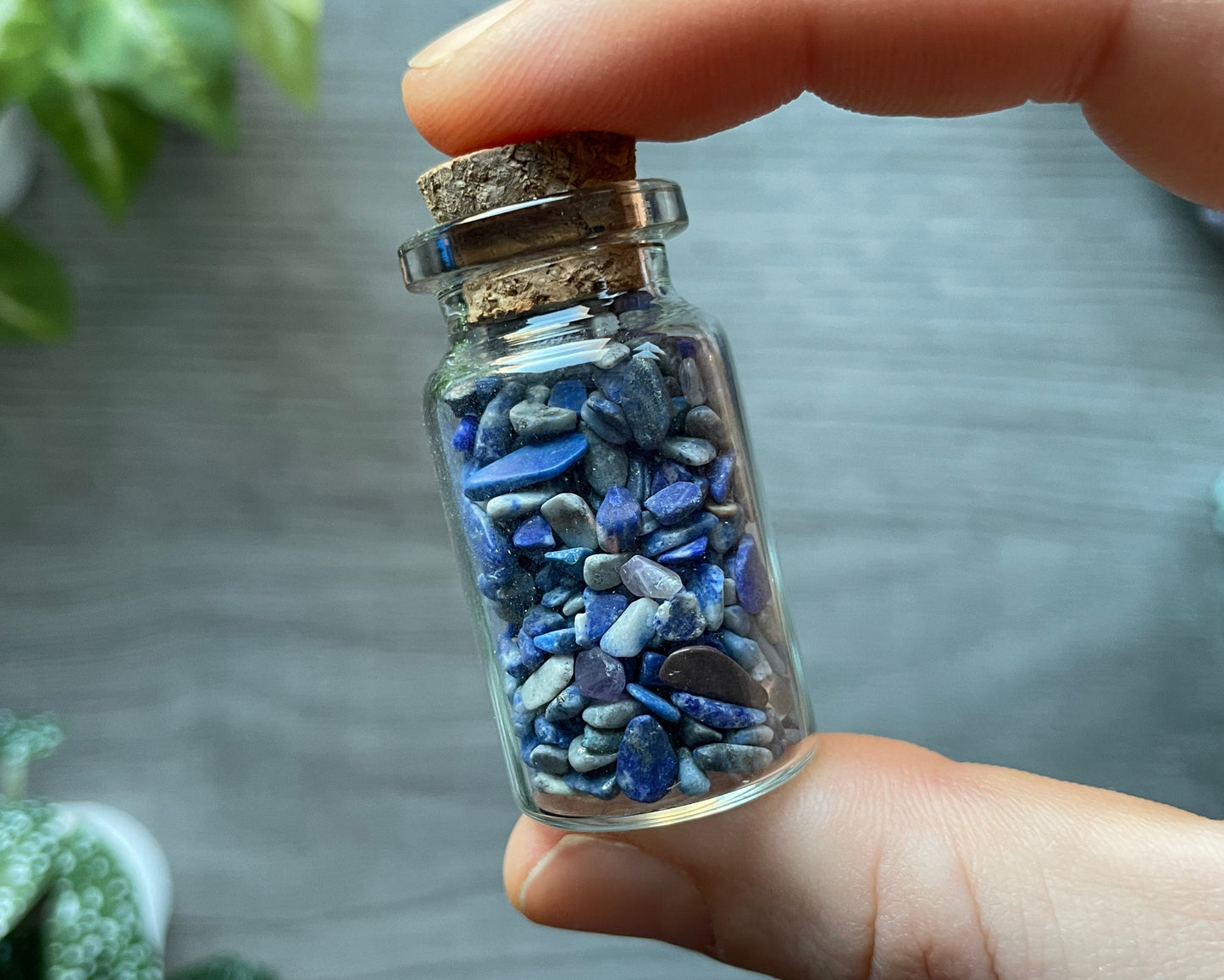 Lapis Lazuli Crystal Chips Vial