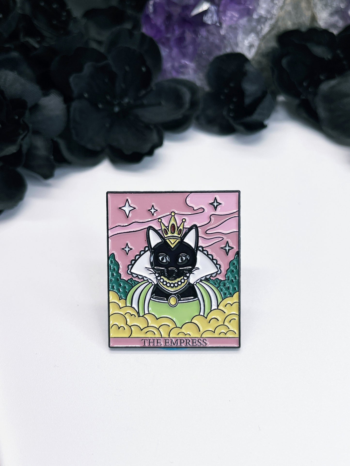 "The Empress" Cat Tarot Card Enamel Pin