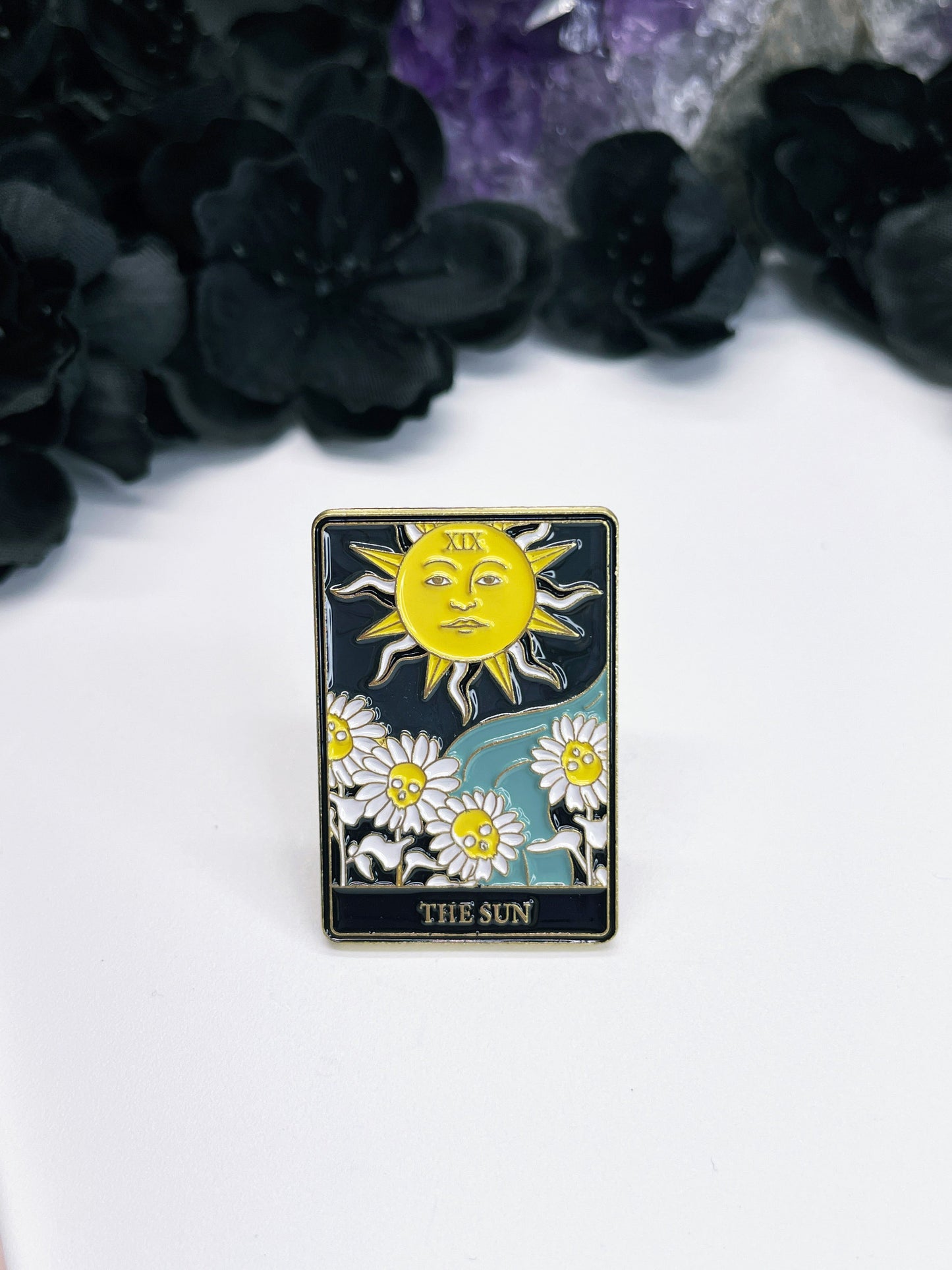 "The Sun" Tarot Card Enamel Pin
