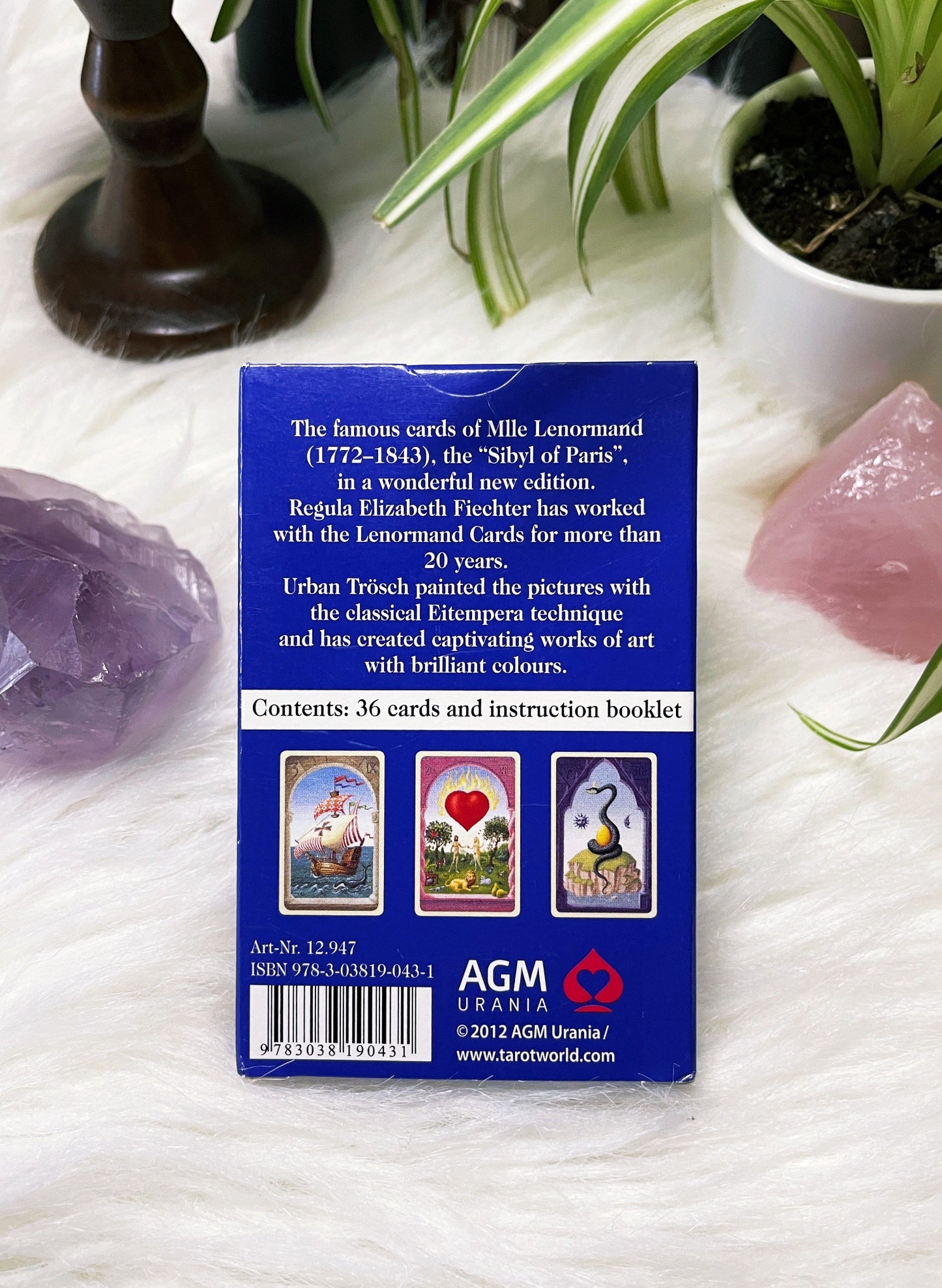 Mystical Lenormand Oracle Cards back