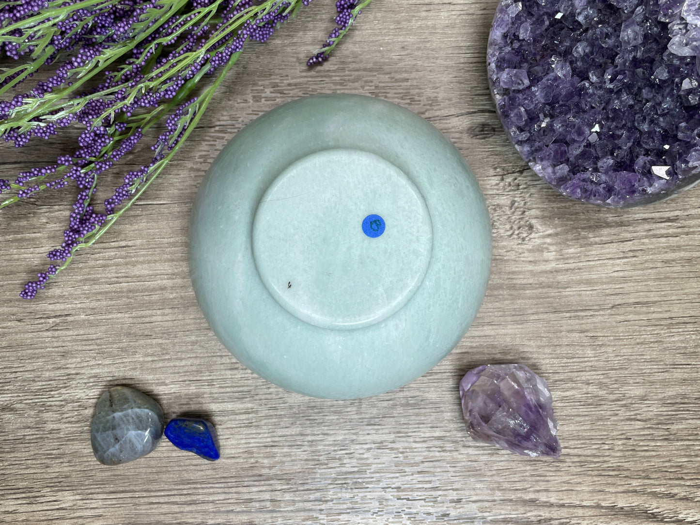 Lushan "Jade" Crystal Bowl (B) top