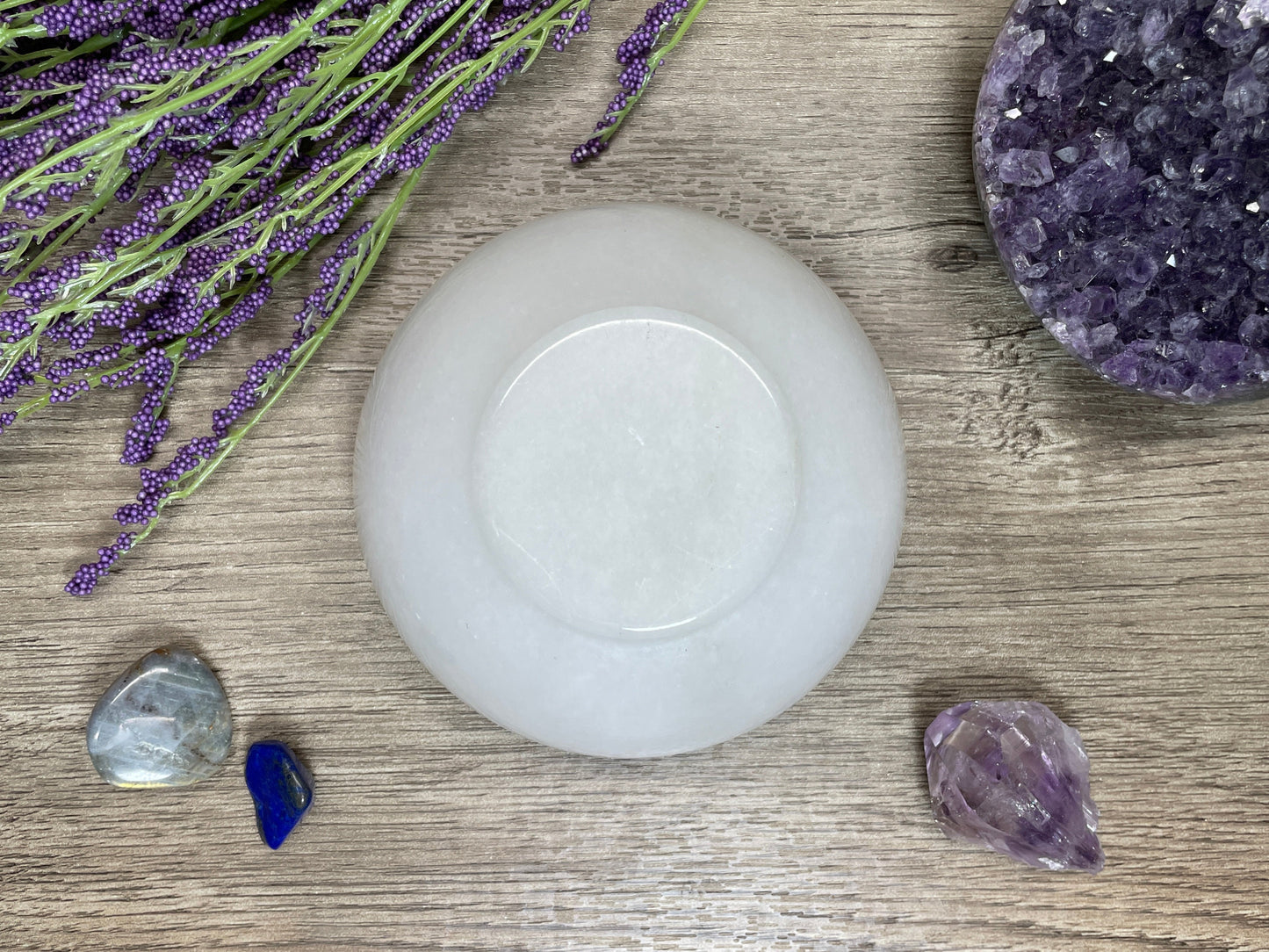 White Marble Crystal Bowl bottom
