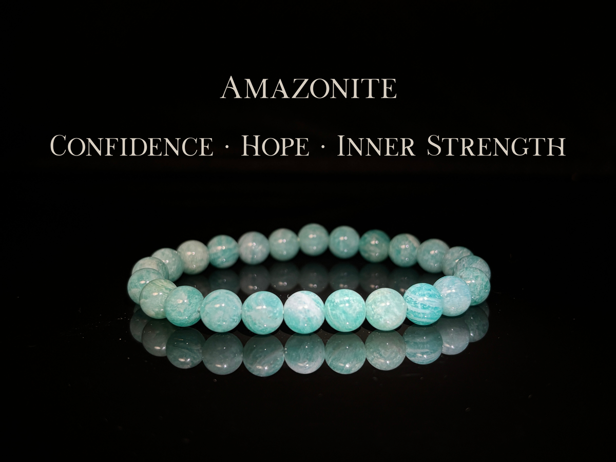High Quality Amazonite Bracelet 8mm | The Wandering Fox Emporium