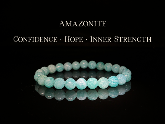 High Quality Amazonite Bracelet 8mm | The Wandering Fox Emporium