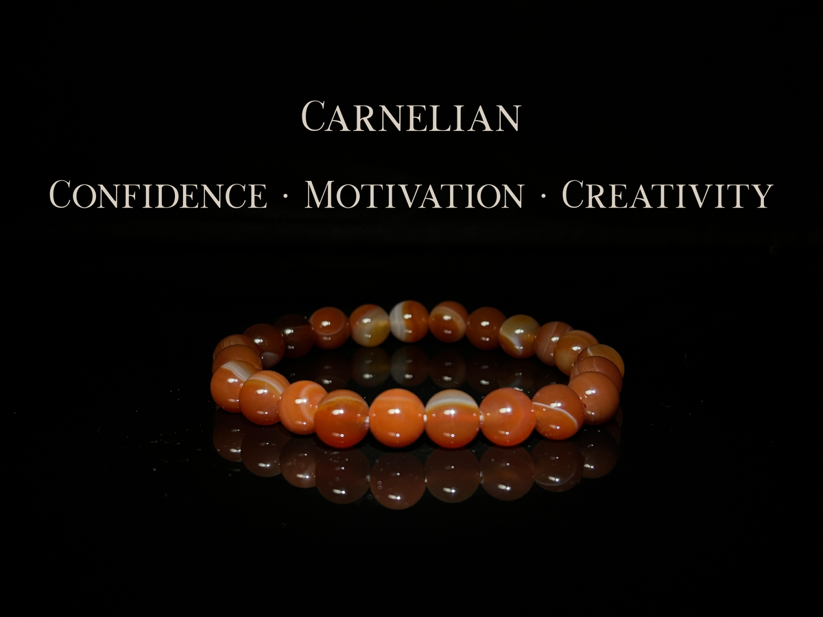Carnelian Bracelet 8mm | The Wandering Fox Emporium