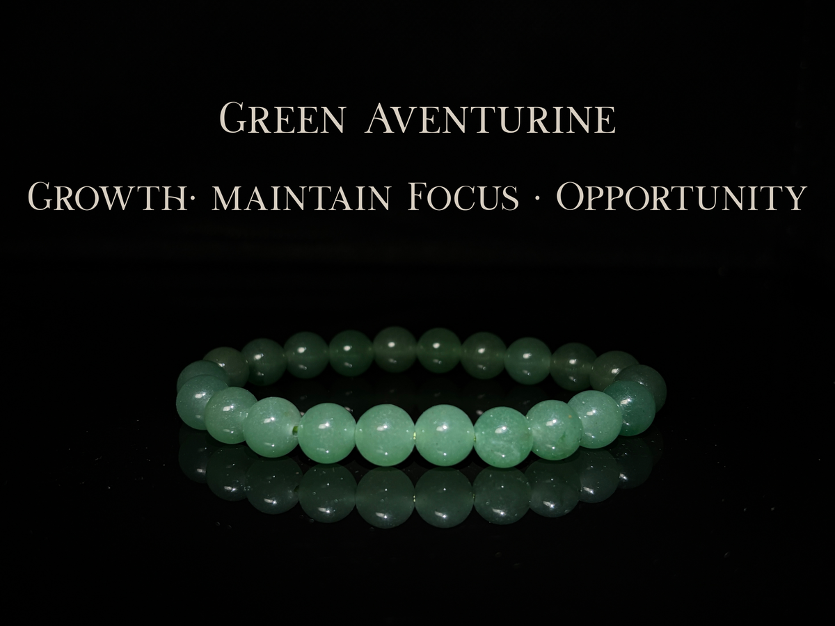 Green Aventurine Bracelet 8mm | The Wandering Fox Emporium