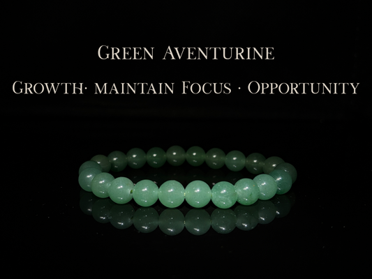 Green Aventurine Bracelet 8mm | The Wandering Fox Emporium