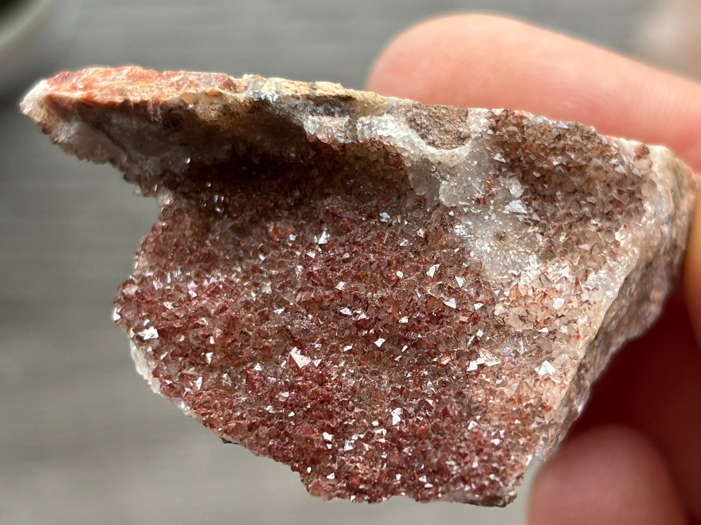 Thunder Bay Red Amethyst Crystal Cluster (M) - The Wandering Fox Emporium, Your Crystal Store
