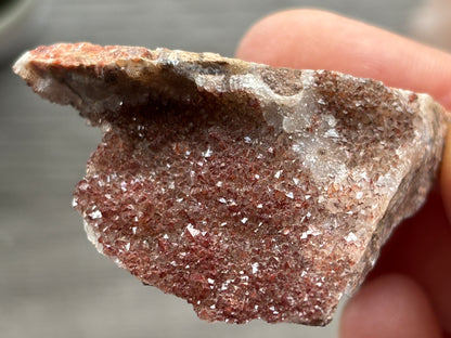Thunder Bay Red Amethyst Crystal Cluster (M) - The Wandering Fox Emporium, Your Crystal Store