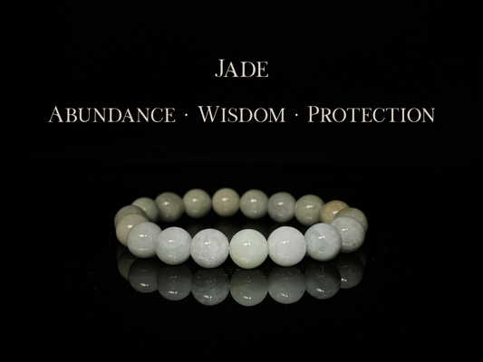 Light Green Jade Bracelet 10mm | The Wandering Fox Emporium