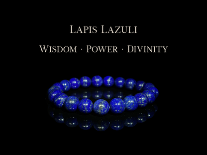 Lapis Lazuli Bracelet 9mm | The Wandering Fox Emporium
