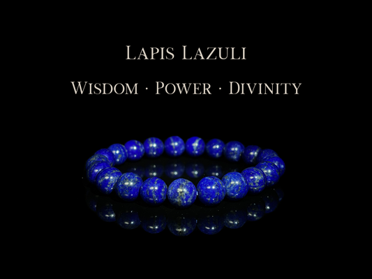 Lapis Lazuli Bracelet 9mm | The Wandering Fox Emporium