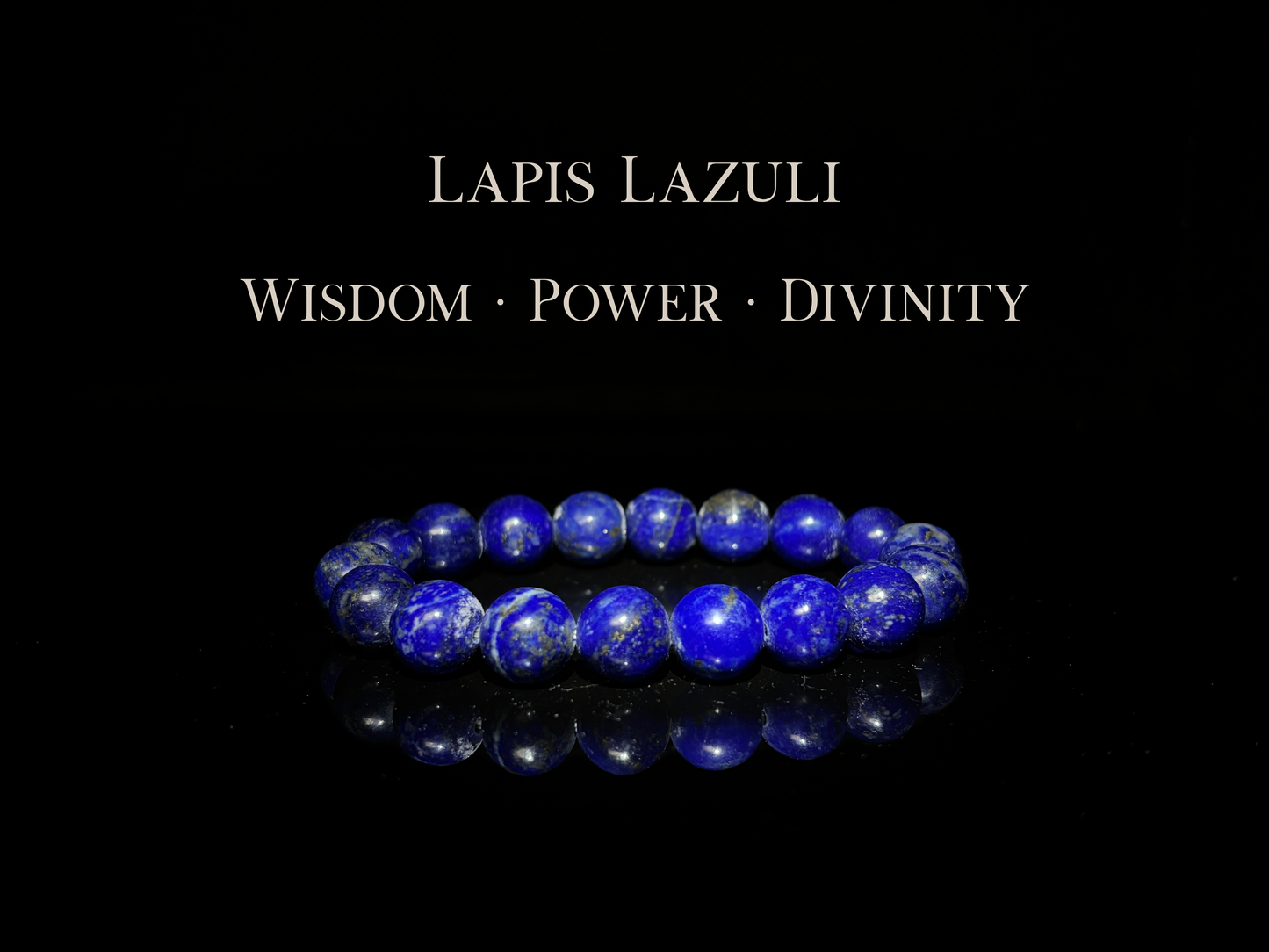 Lapis Lazuli Bracelet 10mm | The Wandering Fox Emporium