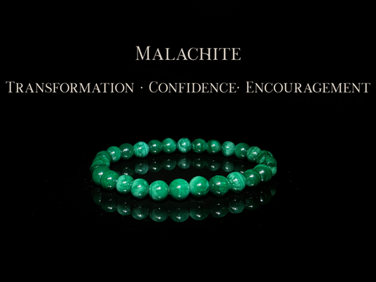 Malachite Bracelet (6mm) | The Wandering Fox Emporium