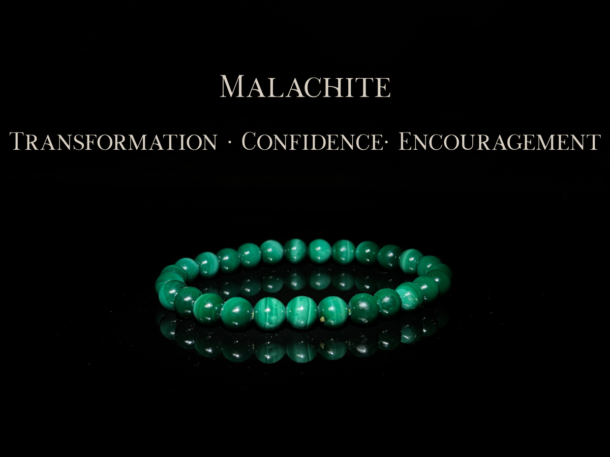 Malachite Bracelet (6mm) | The Wandering Fox Emporium