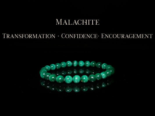 Malachite Bracelet (6mm) | The Wandering Fox Emporium