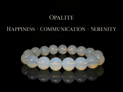Opalite Bracelet 12mm | The Wandering Fox Emporium
