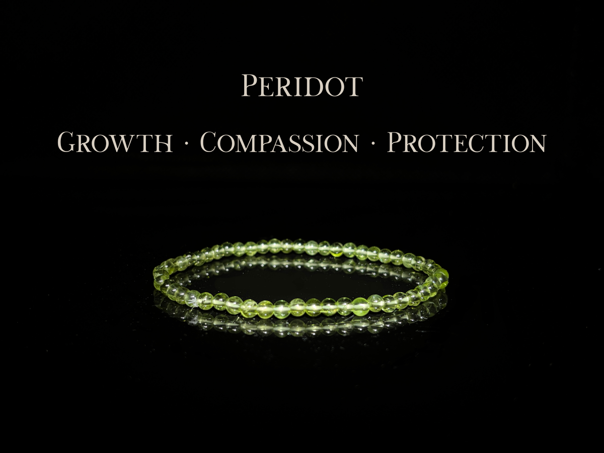 Peridot Bracelet 3.5mm | The Wandering Fox Emporium