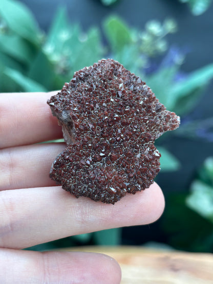 Thunder Bay Red Amethyst Crystal Cluster (B) - The Wandering Fox Emporium, Your Crystal Store