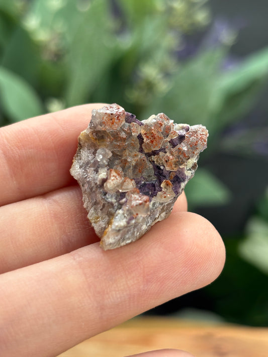 Thunder Bay Red Amethyst Crystal Cluster (E) | The Wandering Fox Emporium