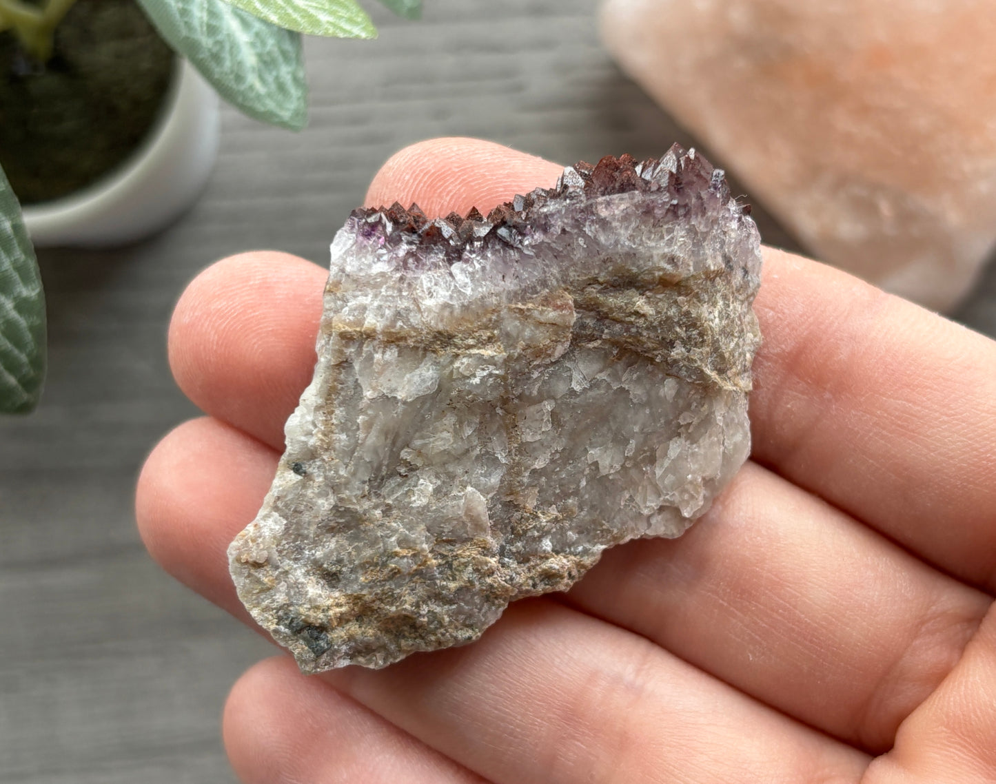 Thunder Bay Red Amethyst Crystal Cluster (N) - The Wandering Fox Emporium, Your Crystal Store