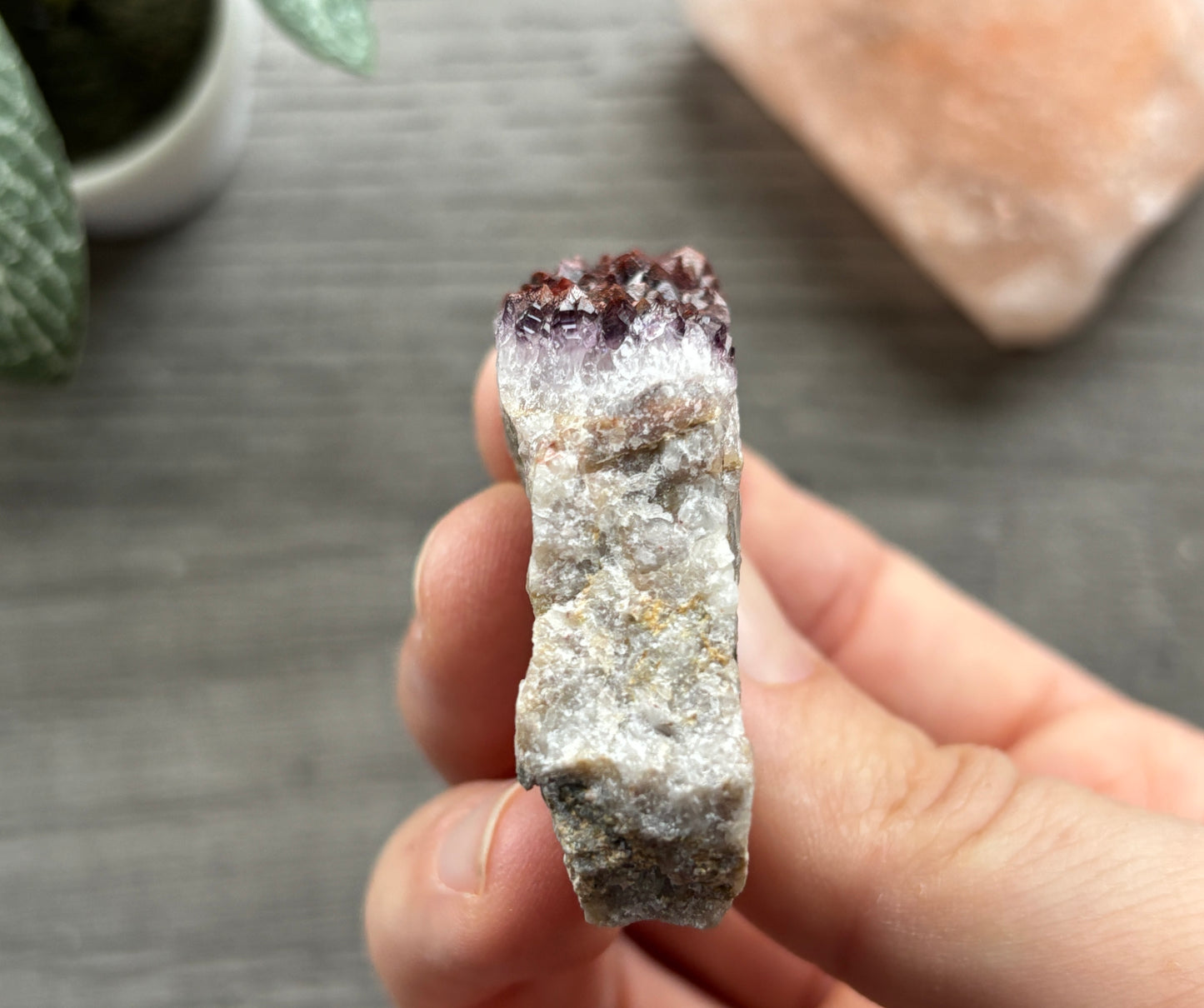 Thunder Bay Red Amethyst Crystal Cluster (N) - The Wandering Fox Emporium, Your Crystal Store