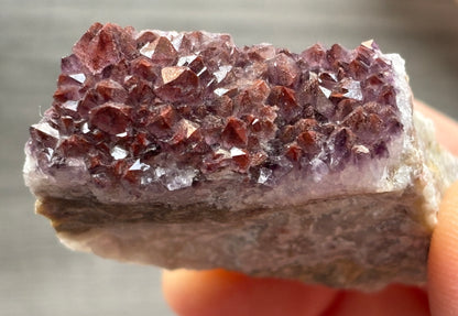 Thunder Bay Red Amethyst Crystal Cluster (N) - The Wandering Fox Emporium, Your Crystal Store