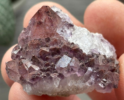 Thunder Bay Red Amethyst Crystal Cluster (O) - The Wandering Fox Emporium, Your Crystal Store
