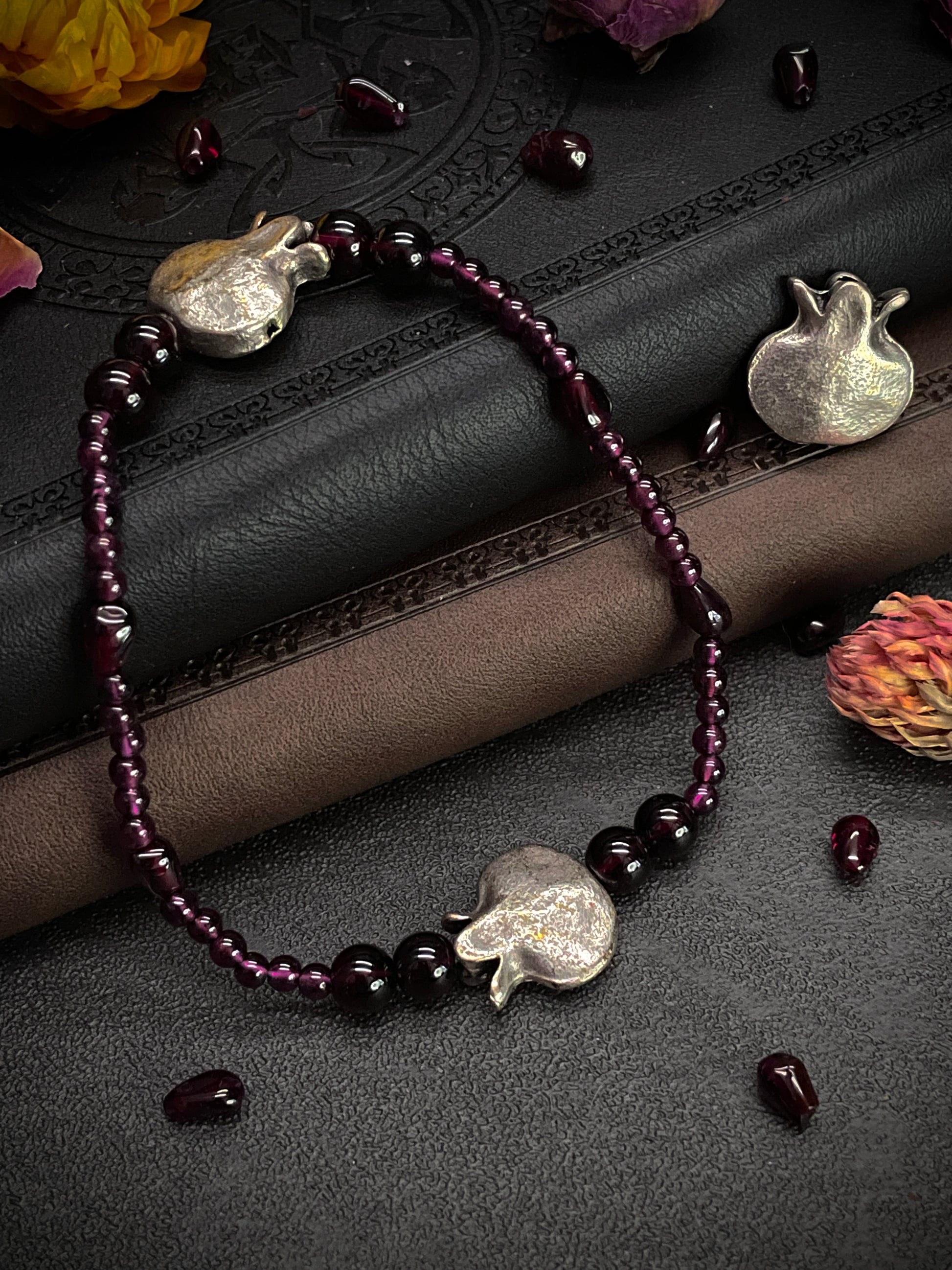 The Persephone Bracelet (Twisted Nightshade Jewellery) - The Wandering Fox Emporium, Your Crystal Store front