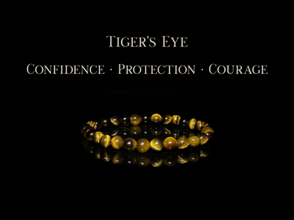 Tiger's Eye Bracelet 6mm | The Wandering Fox Emporium