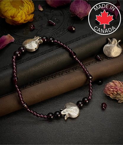 The Persephone Bracelet (Twisted Nightshade Jewellery) - The Wandering Fox Emporium, Your Crystal Store