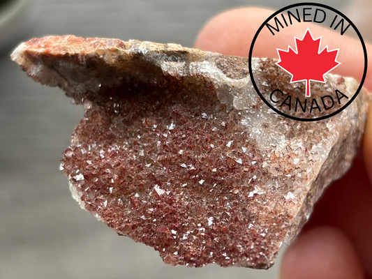 Thunder Bay Red Amethyst Crystal Cluster (M) - The Wandering Fox Emporium, Your Crystal Store