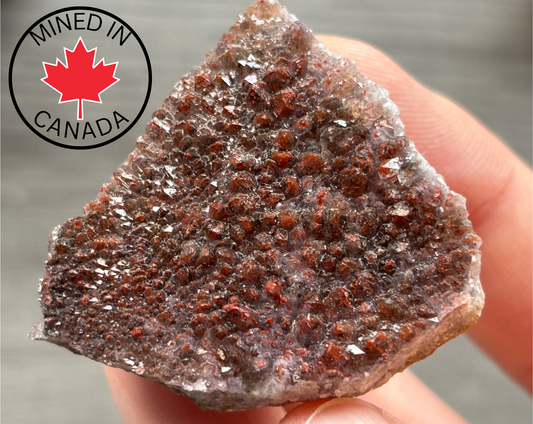 Thunder Bay Red Amethyst Crystal Cluster (K) - The Wandering Fox Emporium, Your Crystal Store