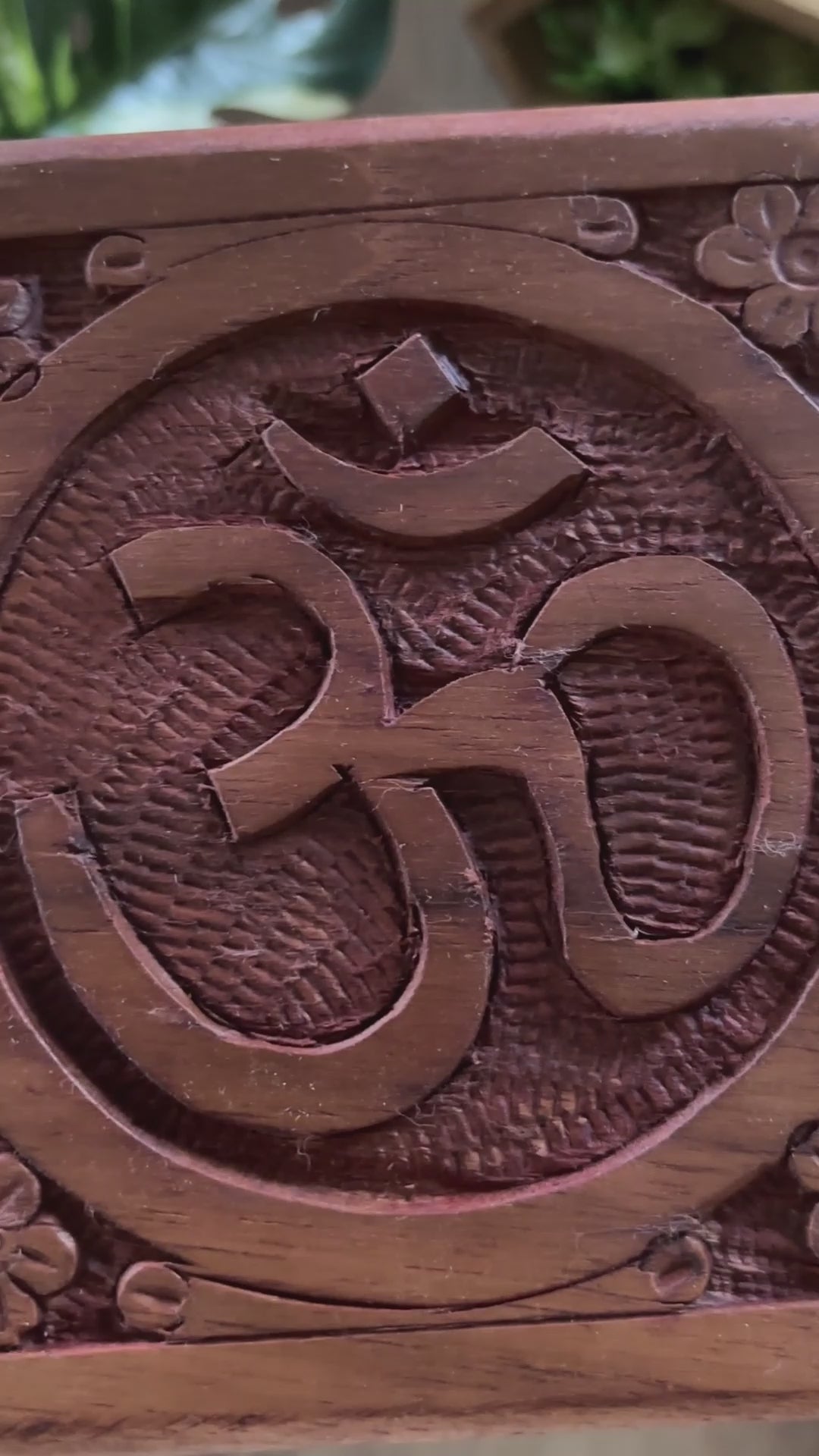 Tree of Life Carved Wooden Box video