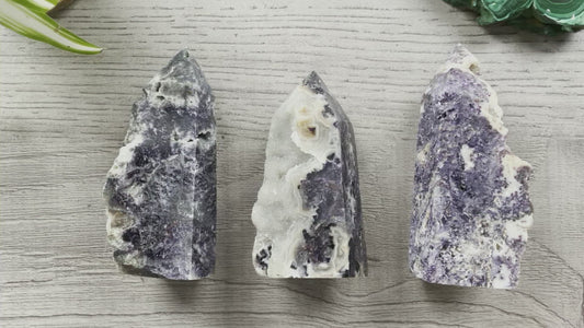 Druzy Sphalerite Short Crystal Towers video