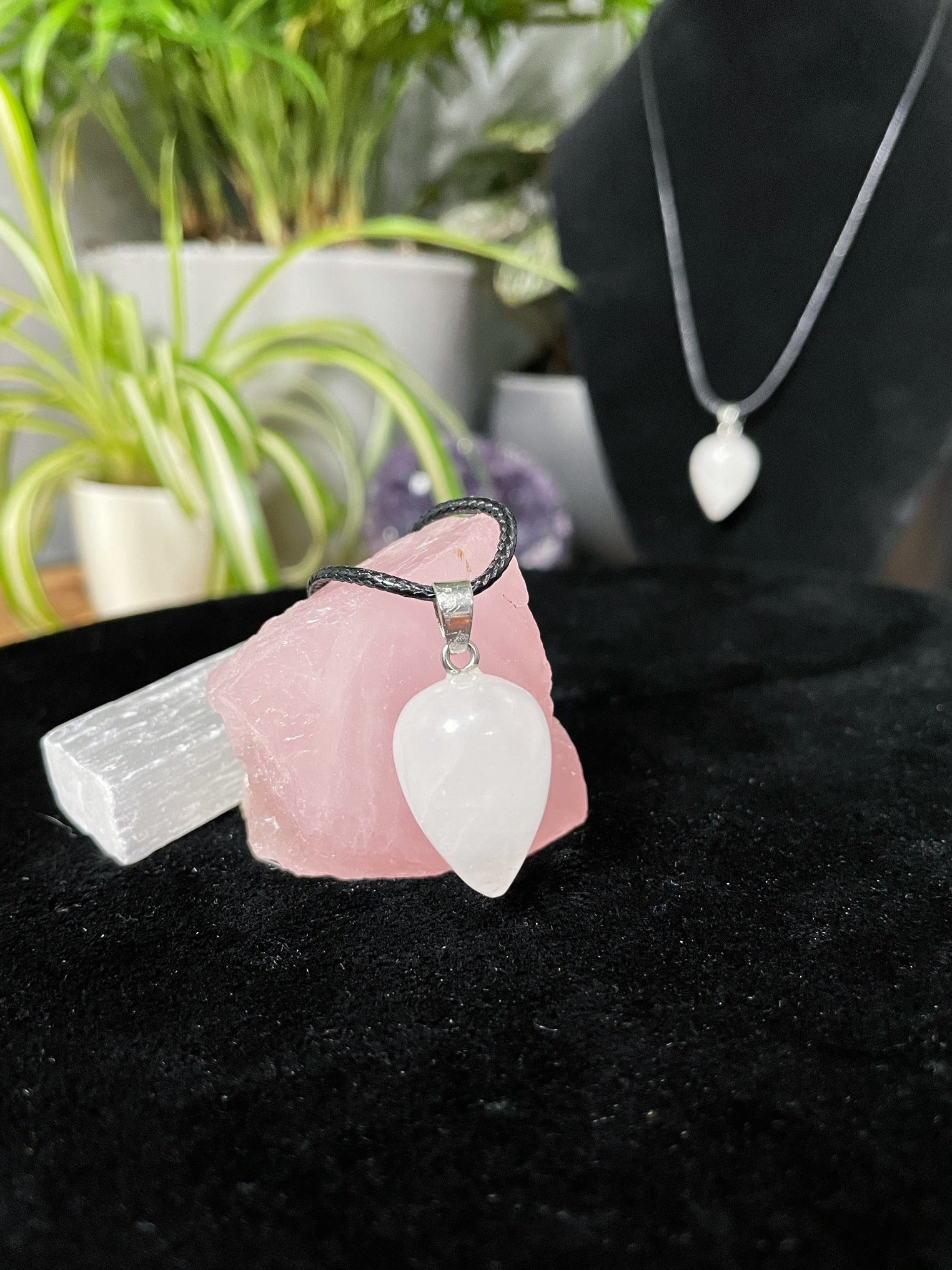 Quartz Pendant Necklace crystal