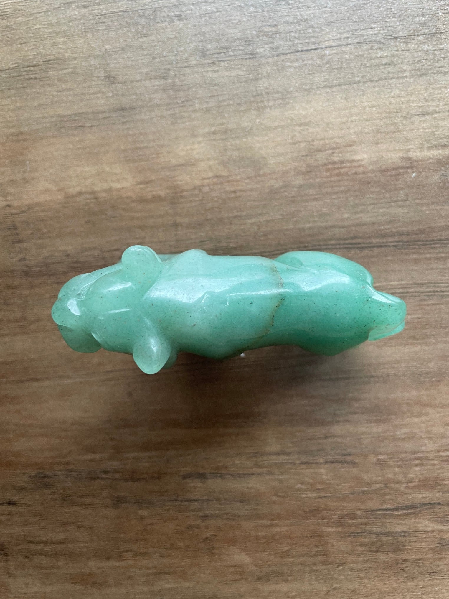Hand-Carved Green Aventurine Tiger Crystal Carving top