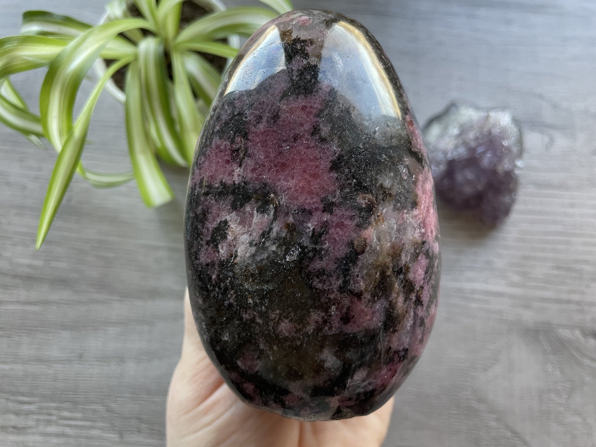Rhodonite Freeform - .65kg - The Wandering Fox Emporium, Your Crystal Store back